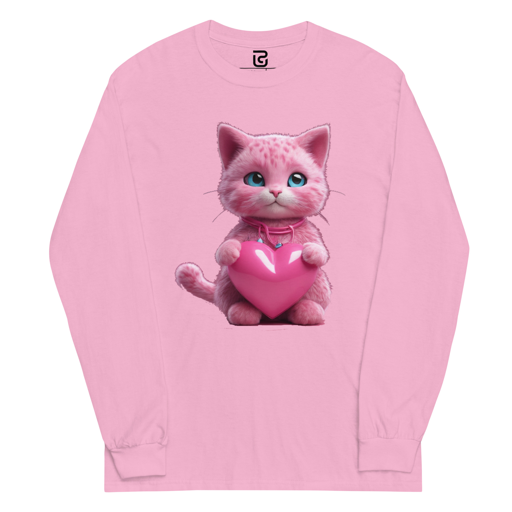 mens-long-sleeve-shirt-light-pink-front-68c4c93b3df3b.jpg 71111 Unisex Pink - Image 1